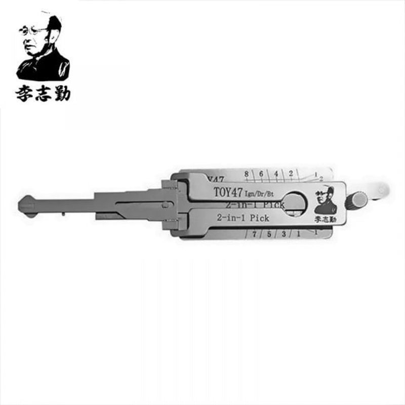Auto si Moto - Reparatii si depanare - Scule auto - Scule si truse auto - Decodor auto Lishi Original TOY47 v3 – 2-in-1 Pick/Decoder pentru Toyota, Auris, Avensis, Yaris, Corolla - Infinity.ro