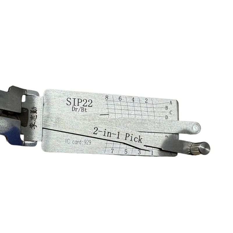 Auto si Moto - Reparatii si depanare - Scule auto - Scule si truse auto - Decodor Unealta Auto Lishi Original SIP22 2-in-1 pentru Chei Fiat 500, Alfa Romeo, Iveco, Jeep, Dodge – Usi si Portbagaj - Infinity.ro