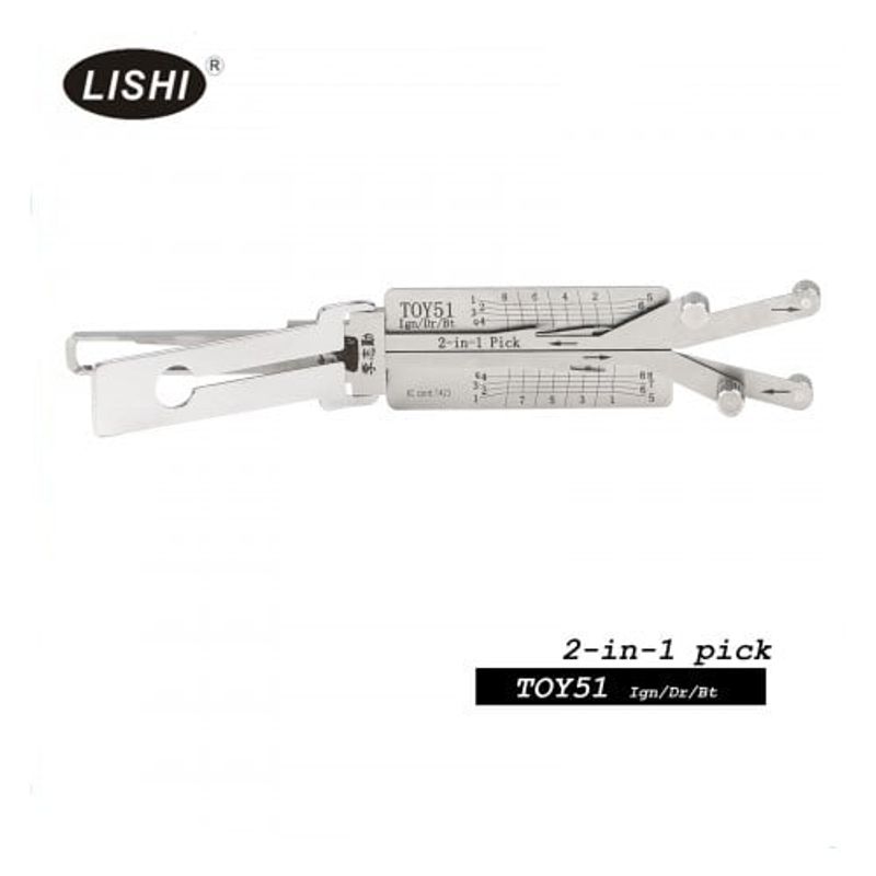 Auto si Moto - Reparatii si depanare - Scule auto - Scule si truse auto - Decodor unealta auto Lishi Original TOY51 (TOY5) Pick si Decoder compatibil Toyota, Peugeot, Citroen, Renault, Opel - Infinity.ro