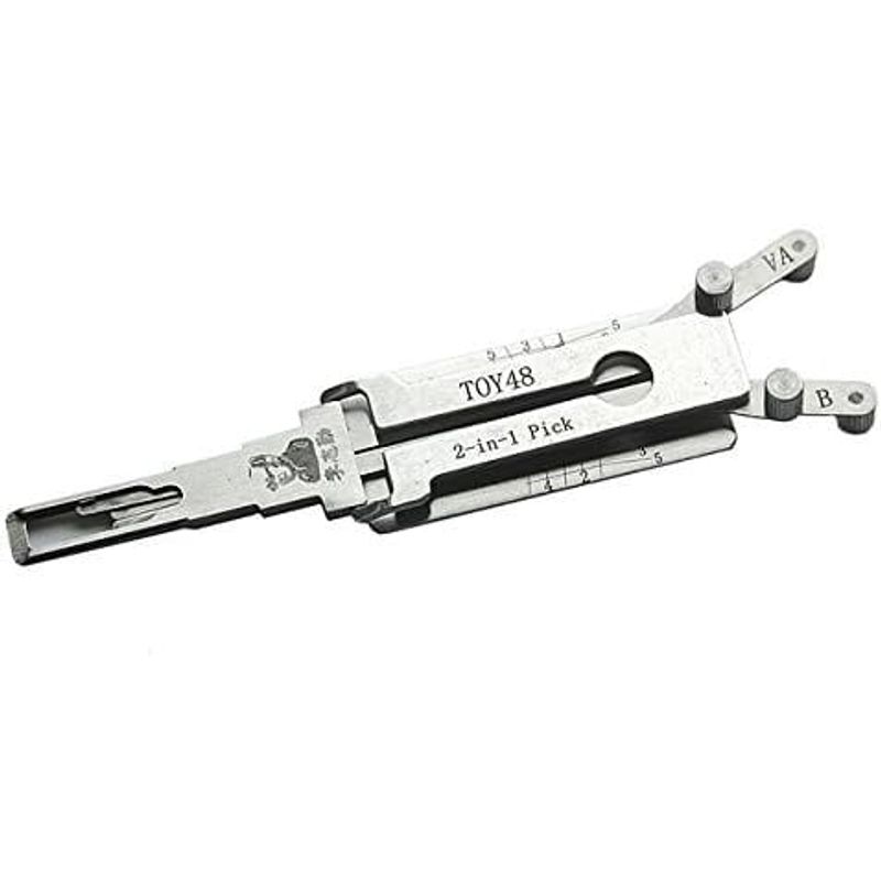 Auto si Moto - Reparatii si depanare - Scule auto - Scule si truse auto - Decodor auto Lishi Original TOY48 v3 – 2-in-1 Pick pentru deblocare, compatibil Toyota, Lexus, Subaru - Infinity.ro