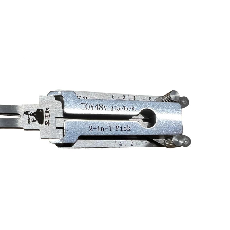 Auto si Moto - Reparatii si depanare - Scule auto - Scule si truse auto - Decodor auto Lishi Original TOY48 v3 – 2-in-1 Pick pentru deblocare, compatibil Toyota, Lexus, Subaru - Infinity.ro