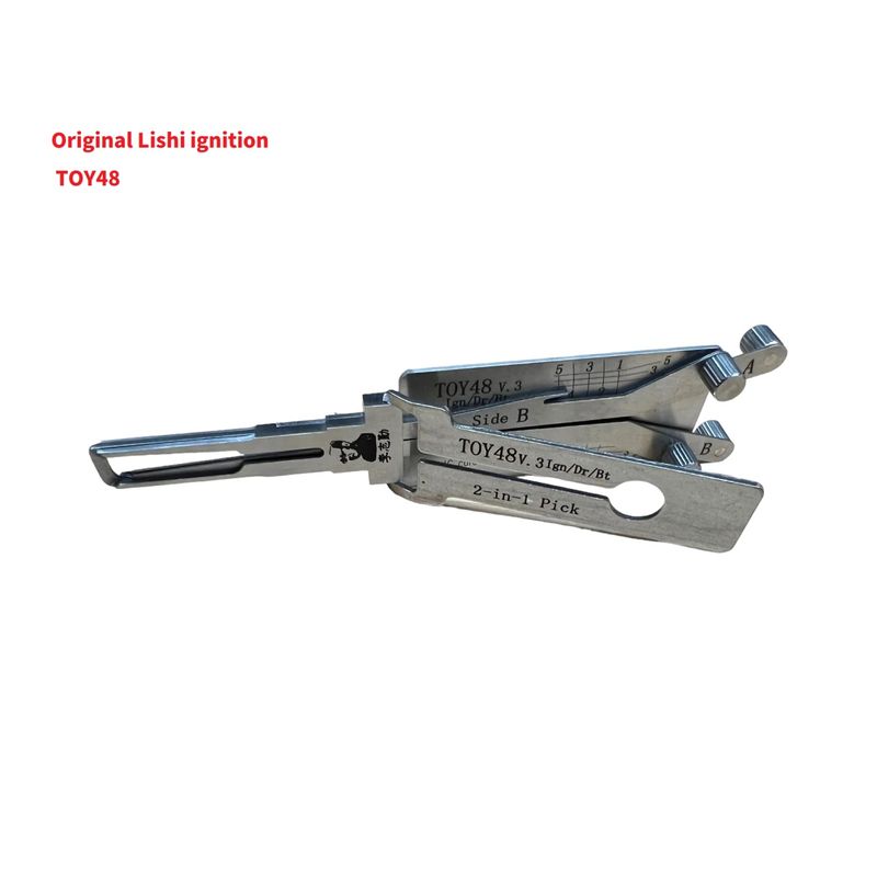 Auto si Moto - Reparatii si depanare - Scule auto - Scule si truse auto - Decodor auto Lishi Original TOY48 v3 – 2-in-1 Pick pentru deblocare, compatibil Toyota, Lexus, Subaru - Infinity.ro