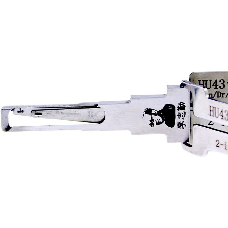 Auto si Moto - Reparatii si depanare - Scule auto - Scule si truse auto - Decodor auto Lishi Original HU43 v3 – 2-in-1 Pick pentru deblocare contact, usi si portbagaj, compatibil Opel, Daewoo - Infinity.ro