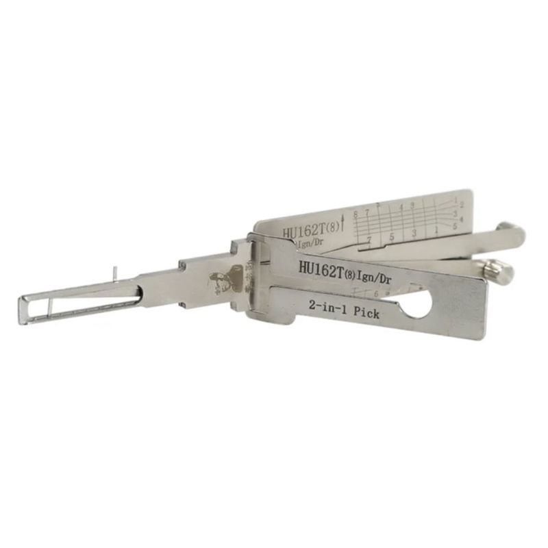 Auto si Moto - Reparatii si depanare - Scule auto - Scule si truse auto - Decodor unealta auto Lishi Original HU162T(8) / VAG2015 Pick Decoder contact, usi portbagaj, compatibil cu VW, Audi - Infinity.ro