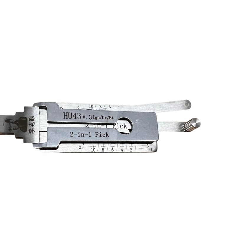 Auto si Moto - Reparatii si depanare - Scule auto - Scule si truse auto - Decodor auto Lishi Original HU43 v3 – 2-in-1 Pick pentru deblocare contact, usi si portbagaj, compatibil Opel, Daewoo - Infinity.ro