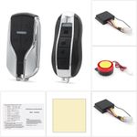 Sport si Outdoor - Ciclism - Accesorii pentru biciclete - Antifurt biciclete - Alarma Antifurt Motocicleta Techstar 12V cu Telecomanda, Sirena 120-125dB, Senzor Vibratii, IP55, Acumulator 700mAh - Infinity.ro