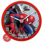 Casa si Gradina - Decoratiuni - Ceasuri - Ceas de perete pentru copii, Spider-Man, Ø25 cm, licență oficială Marvel® - Infinity.ro