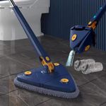 Market - Curatenie si intretinere casa - Produse menaj - Mopuri - Mop rotativ 360°, Cap Triunghiular, Maner Telescopic, Microfibra Lavabila, Brivoo® - Infinity.ro