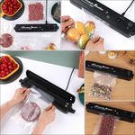 Electronice si Electrocasnice - Electrocasnice bucatarie - Mixere, tocatoare & roboti de bucatarie - Aparate de vidat - Aparat de Vidat si Sigilat Pungi Vacuum Sealer Z, Sigilare Automata, Pastrare Alimente Proaspete, Brivoo® - Infinity.ro
