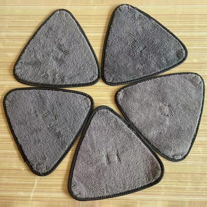 Market - Curatenie si intretinere casa - Produse menaj - Mopuri - Rezerva mop triunghiular din microfibra, lavabila si reutilizabila, compatibila cu mop cu aburi , 5bucati/set, Brivoo® - Infinity.ro