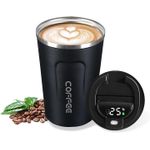 Casa si Gradina - Bucatarie si vesela - Accesorii bar - Termosuri si Cani termos - Termos Brivoo cu Afisaj Digital Inteligent, Etans, Design Modern, Portabil, 500ml - Infinity.ro