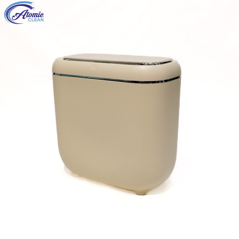 Casa si Gradina - Mobilier - Organizare si depozitare - Cosuri de gunoi - Cos de gunoi cu senzor SH-8661, Crem, 14 L - Infinity.ro