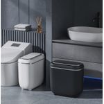 Casa si Gradina - Mobilier - Organizare si depozitare - Cosuri de gunoi - Cos de gunoi cu senzor SH-8661, Crem, 14 L - Infinity.ro