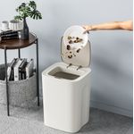 Casa si Gradina - Mobilier - Organizare si depozitare - Cosuri de gunoi - Cos de gunoi inteligent cu senzor SH-8621D, Alb, 14 L - Infinity.ro