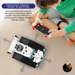 Jucarii, Copii si Bebe - Jucarii si jocuri - Vehicule si jucarii cu telecomanda - Roboti de jucarie - Robot Auraliv® 6+ cu 612 piese Set constructie inteligenta STEM control prin aplicatie si telecomanda mod vocal traseu - Infinity.ro