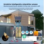 Casa si Gradina - Electrice - Smart Home - Camere de supraveghere - Camera de supraveghere solara WiFi 4K AURALIV Dual Lens impermeabila cu viziune nocturna color, audio bidirectional - Infinity.ro