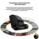 Auto si Moto - Electronice auto - Camere auto si DVR - Camera Auto Auraliv® 4K GPS WiFi card inclus Inregistrare fata spate Monitorizare parcare G-senzor Inregistrare ciclica - Infinity.ro
