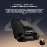 Auto si Moto - Electronice auto - Camere auto si DVR - Camera Auto Auraliv® 4K GPS WiFi card inclus Inregistrare fata spate Monitorizare parcare G-senzor Inregistrare ciclica - Infinity.ro