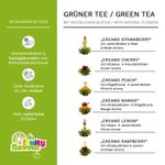 Market - Cafea si ceaiuri - Ceaiuri - Set cadou ceai infloritor Creano cu ceainic sticla 500 ml, 6 sortimente ceai verde fructat - Infinity.ro