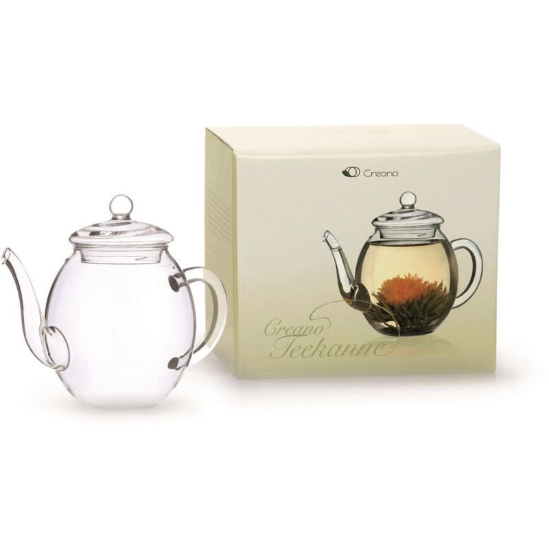 Casa si Gradina - Bucatarie si vesela - Vase pentru gatit - Ceainice si infuzoare - Ceainic din sticla Creano cu capac, 500 ml, rezistent la caldura, turnare fara picurare - Infinity.ro