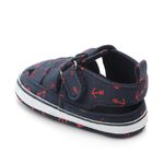 Fashion, accesorii si bijuterii - Copii - Incaltaminte copii - Pantofi copii - Pantofi Decupati SuperBaby Pentru Baietei, Ancore, Velcro, Bleumarin, 18 - Infinity.ro