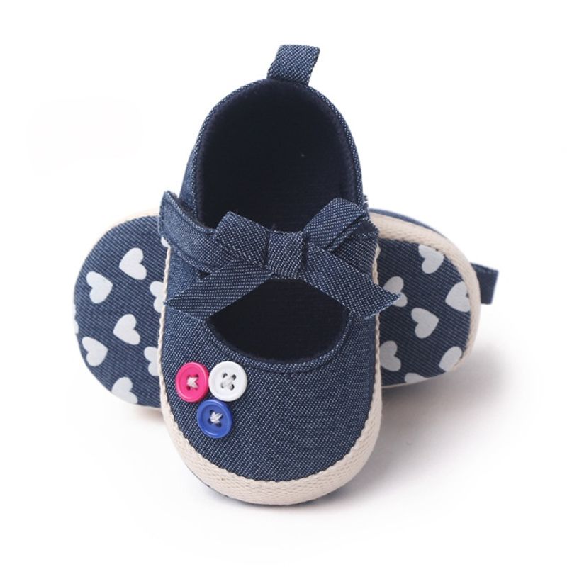 Fashion, accesorii si bijuterii - Copii - Incaltaminte copii - Pantofi copii - Pantofi SuperBaby, Model AL 13691 cu bulinute albe, Textil, Fete, 9-12 luni, Bleumarin, 20 - Infinity.ro