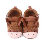 Fashion, accesorii si bijuterii - Copii - Incaltaminte copii - Pantofi copii - Pantofi SuperBaby, Model AL 14285 Animalut, Piele ecologica, 9-12 luni, Fete, Maro, 20 - Infinity.ro