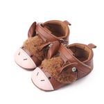 Fashion, accesorii si bijuterii - Copii - Incaltaminte copii - Pantofi copii - Pantofi SuperBaby, Model AL 14285 Animalut, Piele ecologica, 9-12 luni, Fete, Maro, 20 - Infinity.ro