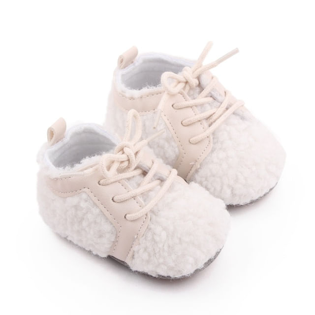 Pantofi SuperBaby, Model AL 15664 pufosi, Textil, Ivoire - Marketplace ...