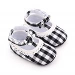 Fashion, accesorii si bijuterii - Copii - Incaltaminte copii - Pantofi copii - Pantofi SuperBaby, Model AL 15220 in carouri, Textil, 9-12 luni, Alb cu negru, 20 - Infinity.ro