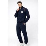 Fashion, accesorii si bijuterii - Barbati - Imbracaminte - Treninguri barbati - Trening barbati Lotto LA2038, set bluza cu fermoar si pantaloni, regular fit M INTL Albastru - Infinity.ro