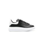 Fashion, accesorii si bijuterii - Barbati - Incaltaminte barbati - Sneakers si tenisi barbati - Pantofi Alexander McQueen Oversized Black White 42 EU Negru - Infinity.ro