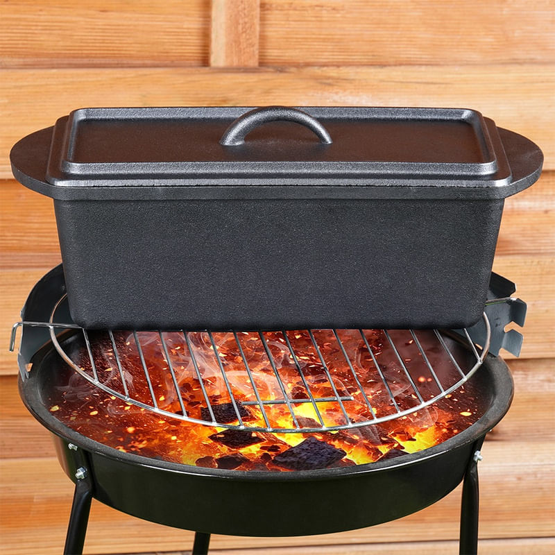 Casa si Gradina - Bucatarie si vesela - Ustensile bucatarie - Forme prajituri - Forma de copt din fonta cu capac CAST LINE – 35 cm, 3 l - Infinity.ro