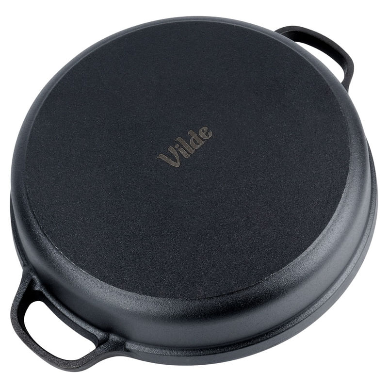 Casa si Gradina - Bucatarie si vesela - Vase pentru gatit - Oale si cratite - Tigaie adanca din fonta CAST LINE – 30 cm, 3,5 l - Infinity.ro