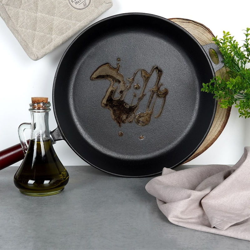 Casa si Gradina - Bucatarie si vesela - Vase pentru gatit - Tigai si seturi - Tigaia din fonta CAST LINE 30 cm - Infinity.ro