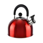 Casa si Gradina - Bucatarie si vesela - Vase pentru gatit - Ceainice si infuzoare - Ceainic metalic – rosu, 2,5 L, cu fluier - Infinity.ro