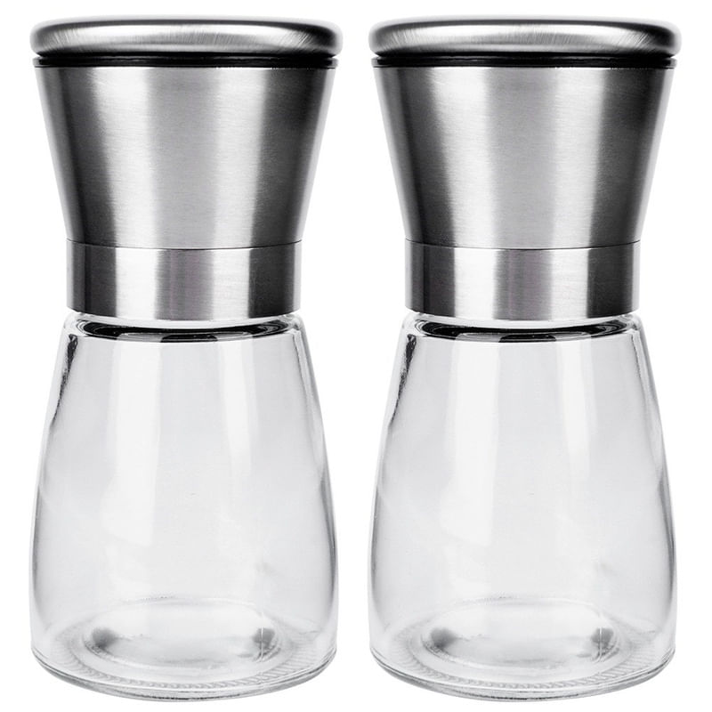 Casa si Gradina - Bucatarie si vesela - Ustensile bucatarie - Rasnite si dozatoare condimente - Setul de rasnite manuale pentru sare si piper 2 bucati - Infinity.ro