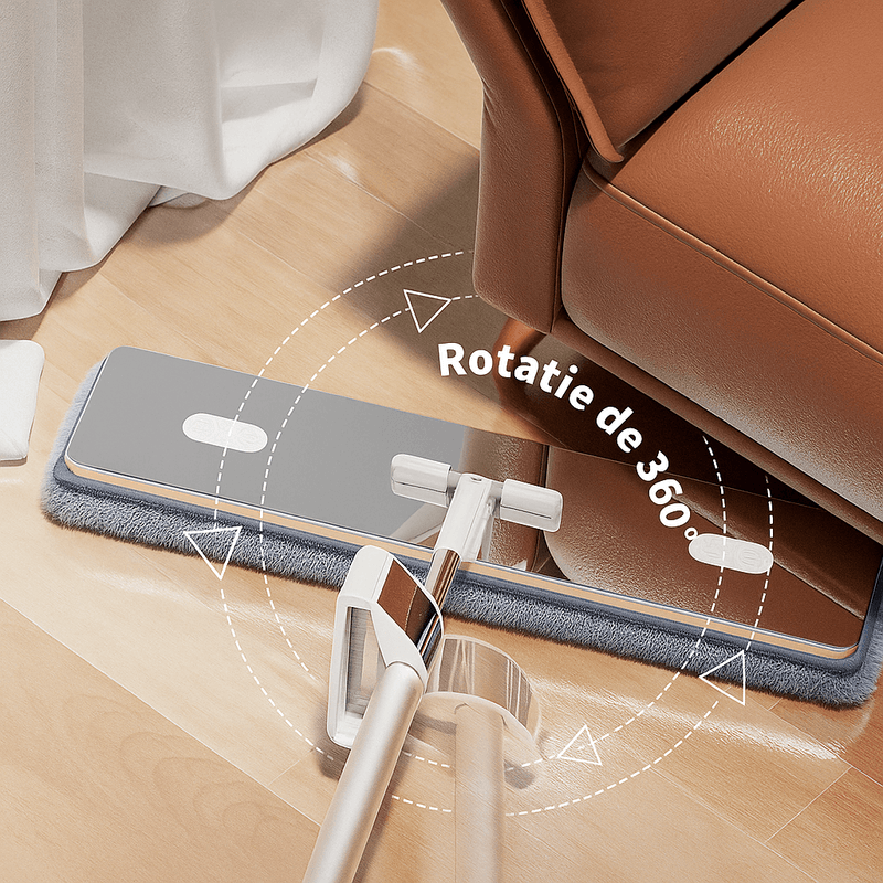 Market - Curatenie si intretinere casa - Produse menaj - Mopuri - Set mop plat MSX-46 cu galeata pliabila - Infinity.ro