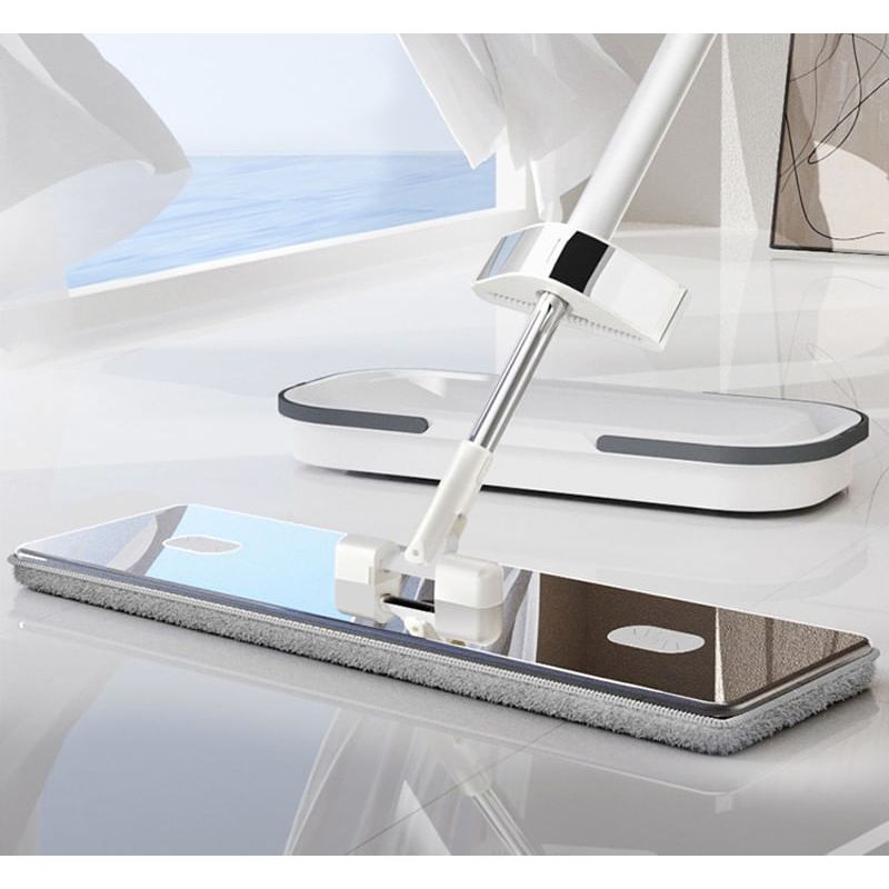 Market - Curatenie si intretinere casa - Produse menaj - Mopuri - Set mop plat MSX-46 cu galeata pliabila - Infinity.ro