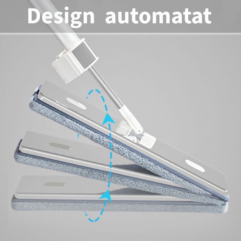 Market - Curatenie si intretinere casa - Produse menaj - Mopuri - Set mop plat MSX-46 cu galeata pliabila - Infinity.ro