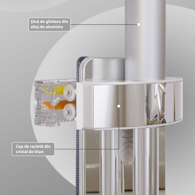Market - Curatenie si intretinere casa - Produse menaj - Mopuri - Set mop plat MSX-46 cu galeata pliabila - Infinity.ro