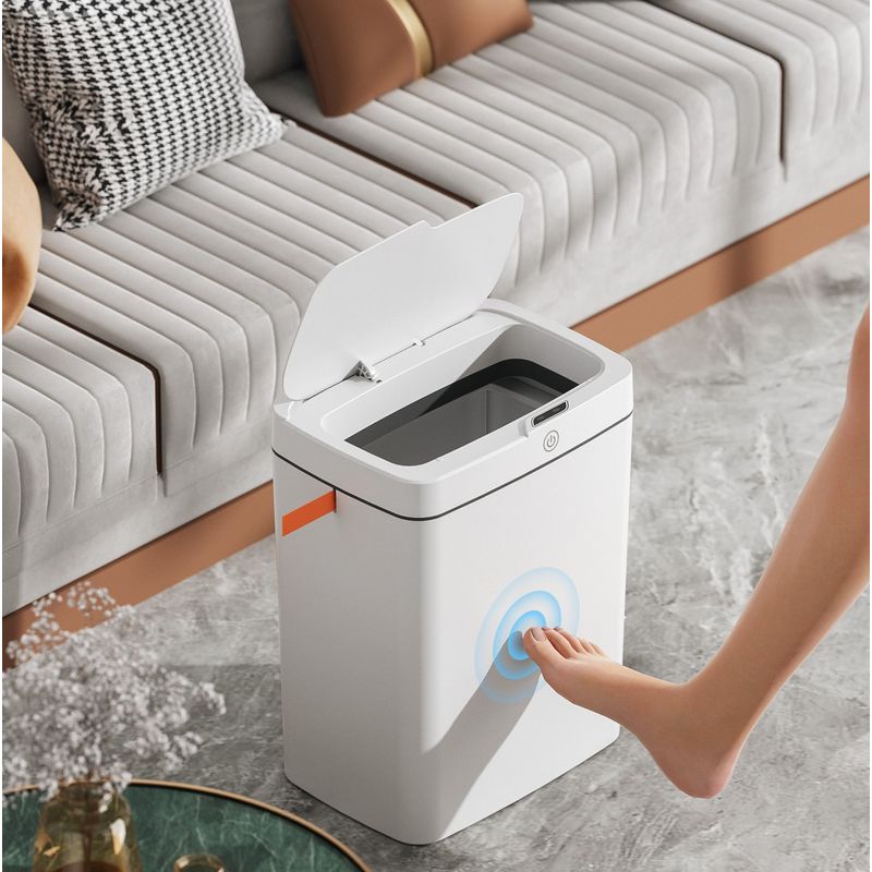 Casa si Gradina - Mobilier - Organizare si depozitare - Cosuri de gunoi - Cos de gunoi cu senzor SH-8625D, Polipropilena, Alb, 18 L - Infinity.ro