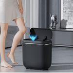 Casa si Gradina - Mobilier - Organizare si depozitare - Cosuri de gunoi - Cos de gunoi cu senzor SH-8661 - Negru 14 L - Infinity.ro