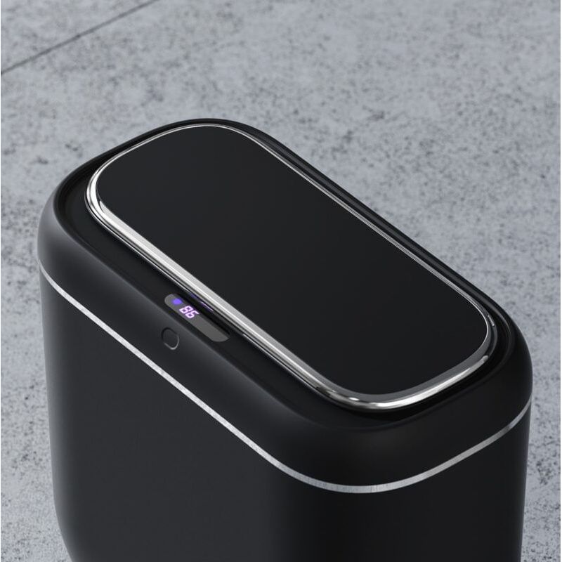 Casa si Gradina - Mobilier - Organizare si depozitare - Cosuri de gunoi - Cos de gunoi cu senzor SH-8661 - Negru 14 L - Infinity.ro