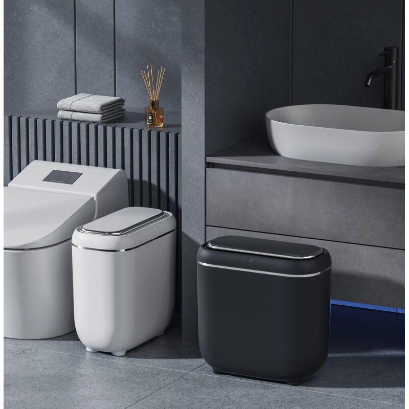 Casa si Gradina - Mobilier - Organizare si depozitare - Cosuri de gunoi - Cos de gunoi cu senzor SH-8661 - Negru 14 L - Infinity.ro