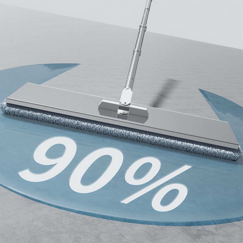 Market - Curatenie si intretinere casa - Produse menaj - Mopuri - Set galeata din otel inoxidabil cu mop plat, PB 36, Roz - Infinity.ro