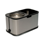 Market - Curatenie si intretinere casa - Produse menaj - Mopuri - Set cu mop rotativ si galeata din otel inoxidabil, Tija ajustabila, F7, Argintiu - Infinity.ro