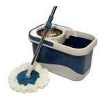Market - Curatenie si intretinere casa - Produse menaj - Mopuri - Set cu mop rotativ si galeata, MS-005, Otel Inoxidabil, Tija ajustabila, Albastru - Infinity.ro