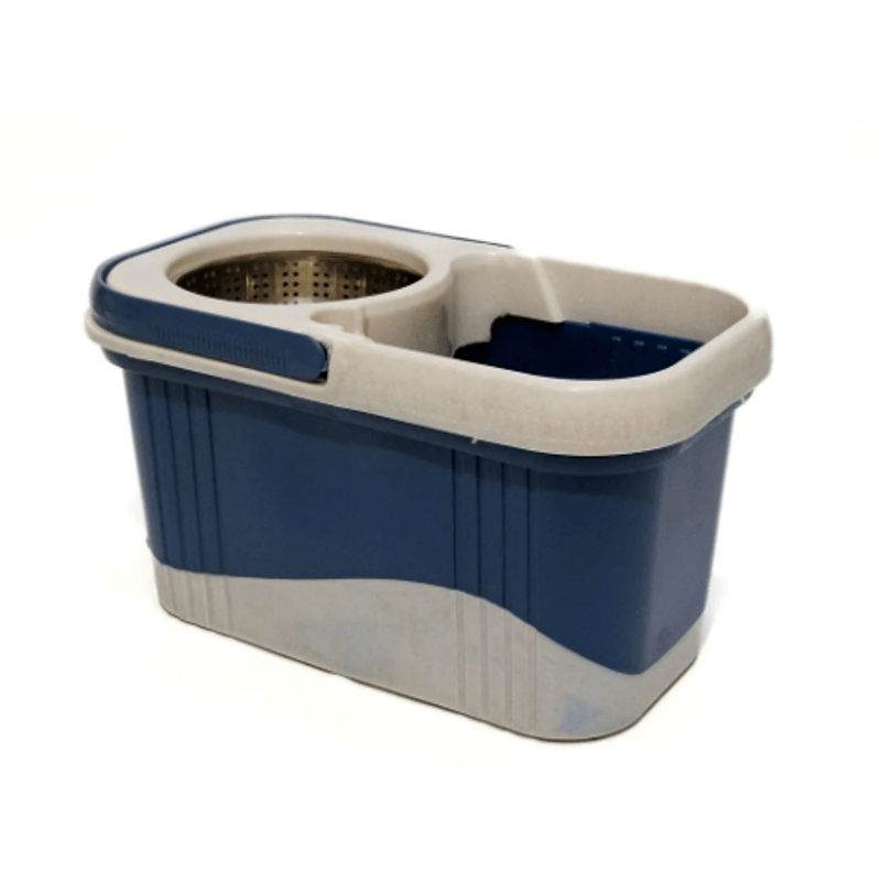 Market - Curatenie si intretinere casa - Produse menaj - Mopuri - Set cu mop rotativ si galeata, MS-005, Otel Inoxidabil, Tija ajustabila, Albastru - Infinity.ro