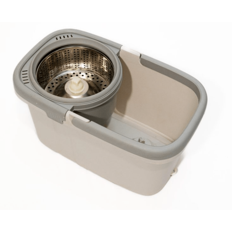 Market - Curatenie si intretinere casa - Produse menaj - Mopuri - Set cu mop rotativ si galeata dreptunghiulara, SMYY-04, Tija ajustabila, Rotire 360° - Infinity.ro